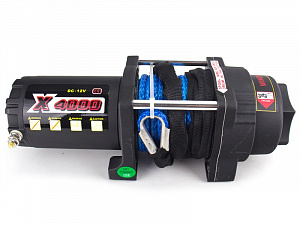 Лебедка для квадроцикла Master Winch X4000S синтетичесий трос (1820кг)