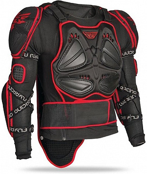 691-7136 Защита тела FLY RACING BARRICADE L/S черная/красная размер XL