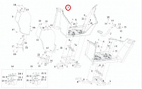 43514-AX101-K00 Подножка правая 43514-AX101-K00 - фото товара BoonDocker