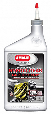 Масло трансмиссионное полусинтетическое Amalie Hypoid Gear Multi-Purpose GL-5 80W90 1 литр