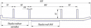 4505-05 Райнер конек для лыж комплект для снегоходов Yamaha VK540 8EN-F3731-01-00/8EN-23731-00-00/8EN-23731-01-00/8GK-F3731-00-00/SMA-F3731-GK-00