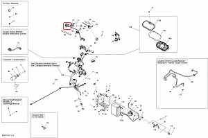 Кнопка заднего хода для снегоходов Ski-Doo SUMMIT REV-XM 515177678/515177615/515177088/515178305