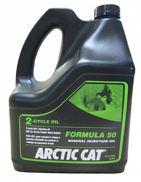6639-153 Масло моторное минеральное 3,78L 2T Formula 50 для снегоходов Arctic Cat 5639-476 