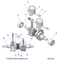 5144456 Шестерня привода водяного насоса для снегоходов Polaris PATRIOT 9R 5144456 - фото товара BoonDocker