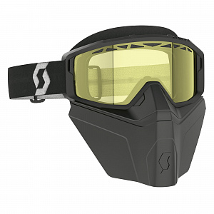 Очки Scott Primal Safari FaceMask Snow черные линза желтая SC_278608-0001029, SC_218166-0001029, SC_278608-1017029