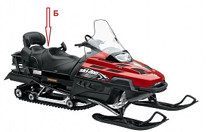Чехол ремонтный комплект перетяжки пассажирского сиденья Ski-Doo Expedition TUV 800 SWT YETI II 