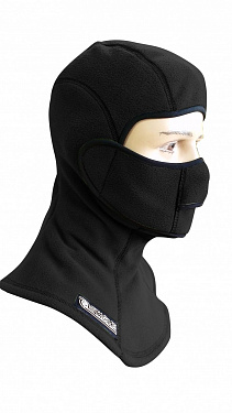 Подшлемник балаклава Starks Fleece Collar Open черный с защитой шеи размер L/XL