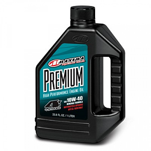 34901 Масло моторное минеральное MAXIMA RACING OILS SAE 10W40 Premium 4T 1 литр