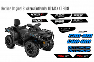 Реплика оригинальных наклеек Outlander G2 XT 2019