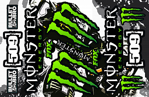 Стикер пак универсальный Monster, 509