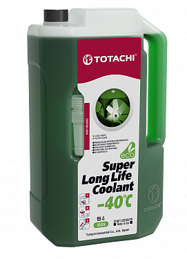 Антифриз TOTACHI SUPER LONG LIFE COOLANT зеленый -40°C 5 литров